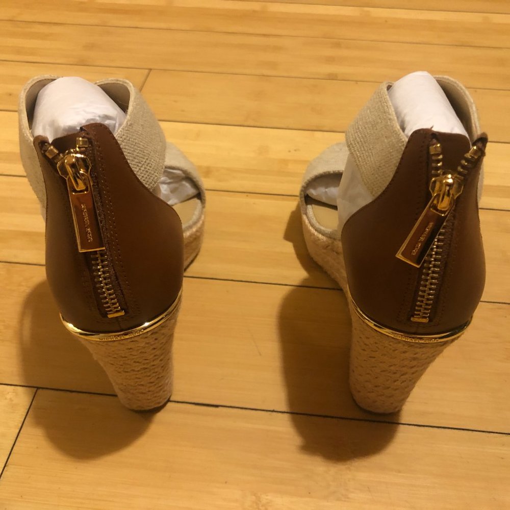 Michael Kors Prue Wedge Sandals - Picture 8 of 10